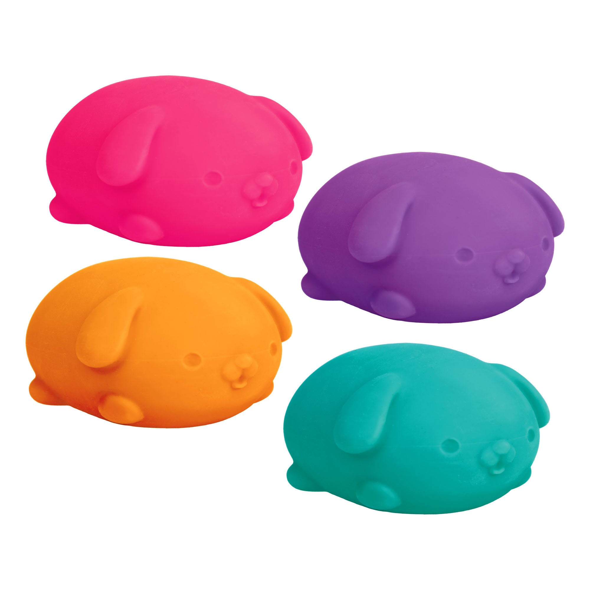 Needoh Funky Pup,For a ‘paw-some’ fidget toy, look no further than NeeDoh Funky Pups. Squeeze away any stress with these adorable squashy puppies. Squeeze it, squish it, or pet it. These unique Nee Doh stress balls have a tummy filled with the famous non-toxic doh and are available in four different colours (chosen at random). Features floppy ears, eyes and a cute nose. NeeDoh Funky Pups are a great fidget toy, particularly appropriate for those with ADD, ADHD, OCD, Autism, and anxiety. Gentle on little fin