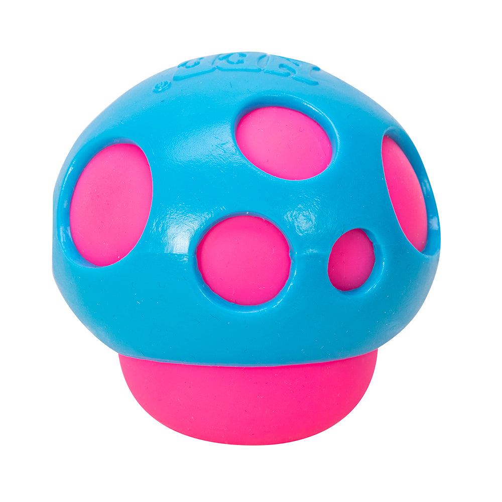 Needoh Groovy Shroom,There so ‘mushroom’ in the toy box for Groovy Shroom NeeDoh! This unique NeeDoh ball is one cool toadstool to squeeze, squash, squish, and knead. The stress ball has spots (just like a mushroom) that when squeezed, pops the inner blobs out. Available in three colour combinations - pink/yellow, blue/pink and orange/purple - there’s something for everyone (colours chosen at random). Groovy Shrooms are filled with the famous non-toxic doh and are safe to squeeze. NeeDoh Groovy Shrooms are 