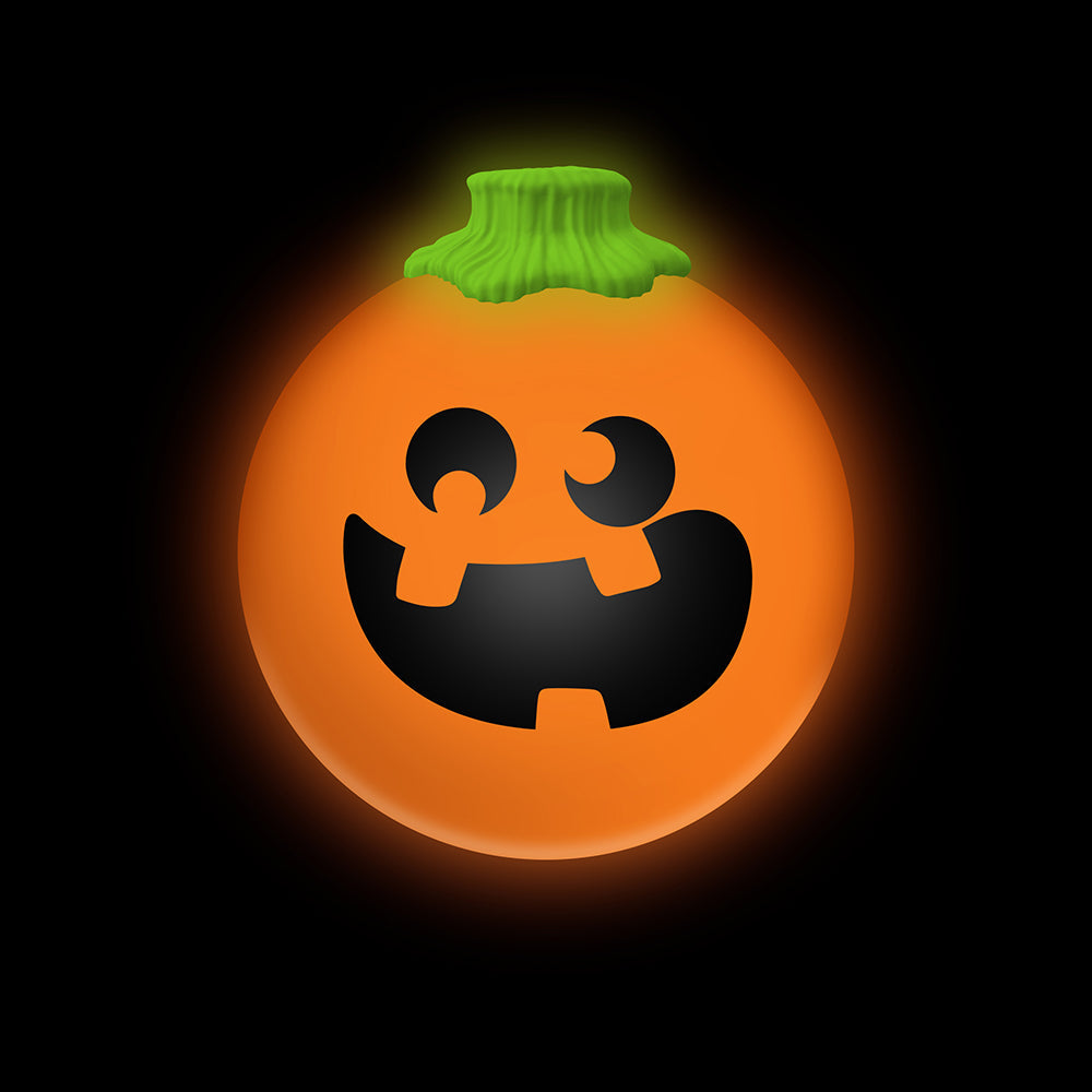 Needohween Jack Glow Lantern Needoh,Give your kiddos pumpkin to talk about this Halloween! NeeDoh Jack Glow Lantern is a frightfully fa-boo-lous stress toy. Turn the lights out and watch the bright orange Nee Doh ball glow in the dark! Each stress ball features one of three spooky pumpkin faces (picked at random). These Halloween stress toys are perfect for portable play and also helpful for relieving anxiety. They are made from a non-toxic, dough-like material that always bounces back to its original shape