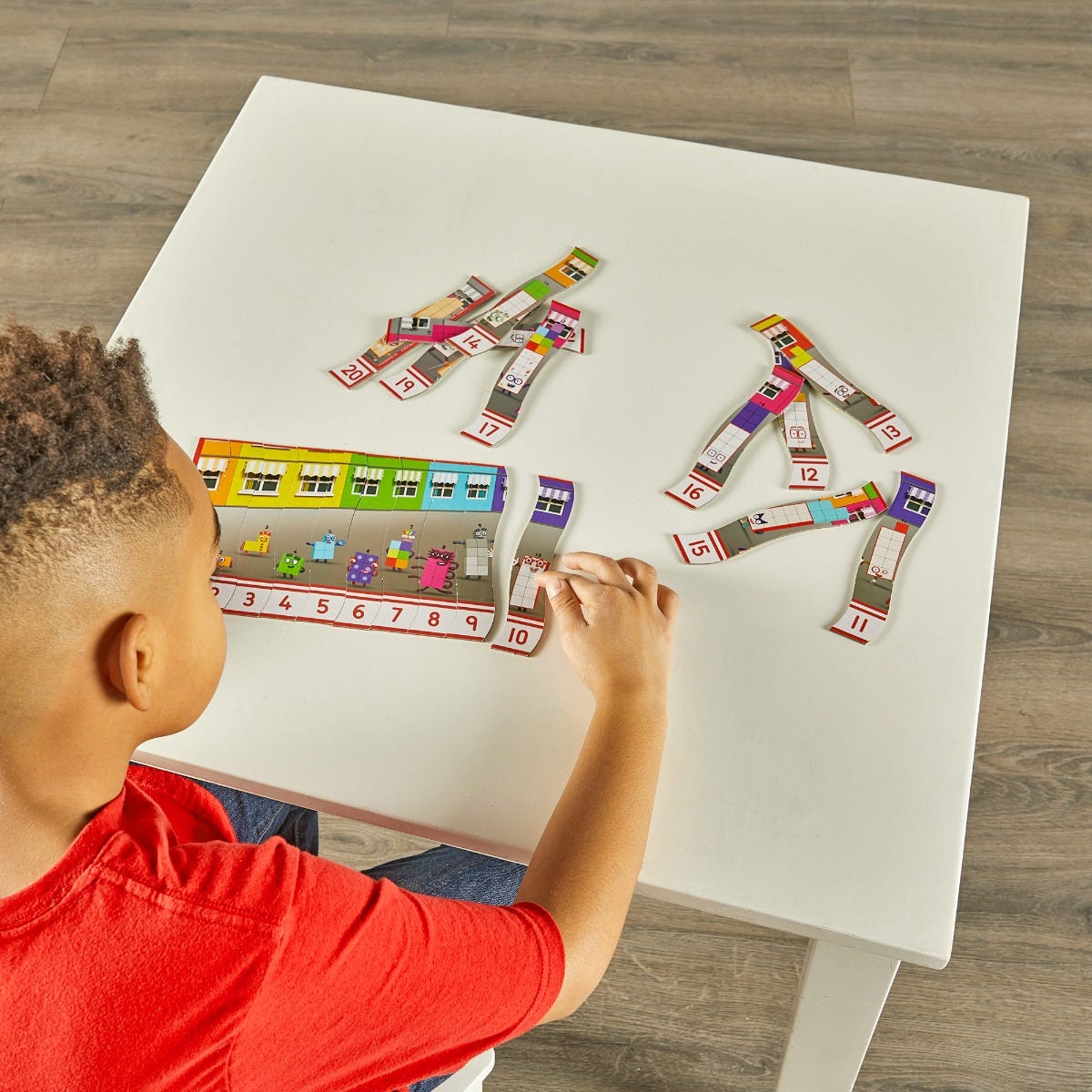 Numberblocks Sequencing Puzzle Set,Numberblocks Sequencing Puzzle Set Count on the Numberblocks One to Twenty to help little ones learn how to sequence numbers in the right order. The Numberblocks Sequencing Puzzle Set offers an engaging and educational way for children to practice their number sequencing skills with the friendly Numberblocks characters. Perfect for learning through puzzle play at home or in the classroom, this set includes 10 double-sided jigsaw puzzles that cover numbers 1-5, 1-10, and 1-