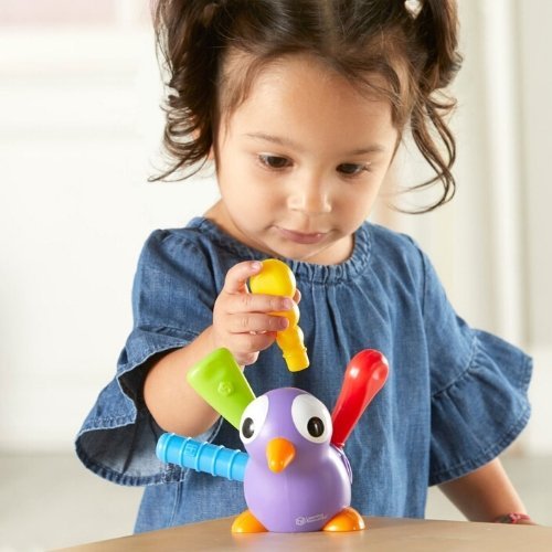 Pedro The Fine Motor Peacock,Build Fine Motor Skills with Pedro the Fine Motor Peacock Fine motor fun never looked so fancy! Introducing Pedro the Fine Motor Peacock, the friendliest fine motor toy for toddlers. This vibrant and engaging peacock toy is designed to help young children develop essential fine motor skills they need to succeed in school and beyond. Key Features of Pedro the Fine Motor Peacock: Interactive Feathers: Pedro comes with 5 pinchable, pullable feathers that kids can push in and pop ou