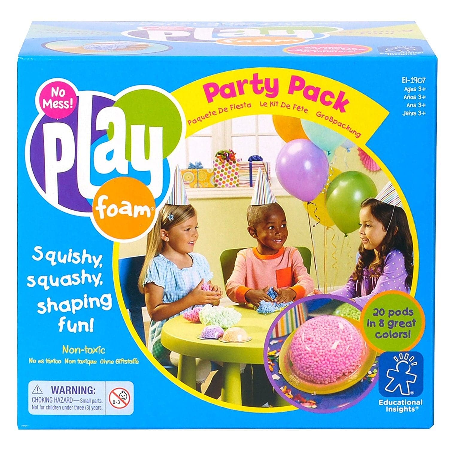 Playfoam Combo 20 Pack,Unleash your child's creativity with the Playfoam Combo 20 Pack! This pack offers endless opportunities for mess-free, imaginative play that will keep your little ones entertained for hours on end.Playfoam Combo 20 PackThe Playfoam Combo 20 Pack is the perfect choice for creative kids who love to sculpt, shape, and squish. Each pack contains 20 pods of Playfoam in a variety of vibrant colours, including original and sparkle options. With its unique bead-like structure, Playfoam is eas