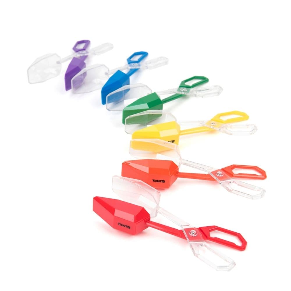 Rainbow Tongs Set Of 6,Rainbow Tongs Set of 6 Introducing the Rainbow Tongs Set of 6, a perfect tool to enhance fine motor skills and spark curiosity in young learners. These vibrant and engaging tongs are designed to encourage hands-on exploration and discovery, making learning an enjoyable experience. Features of the Rainbow Tongs Set of 6: Colourful Scoops: Each set includes six brightly coloured tongs in red, blue, green, yellow, orange, and purple. The vibrant hues capture children's attention and make