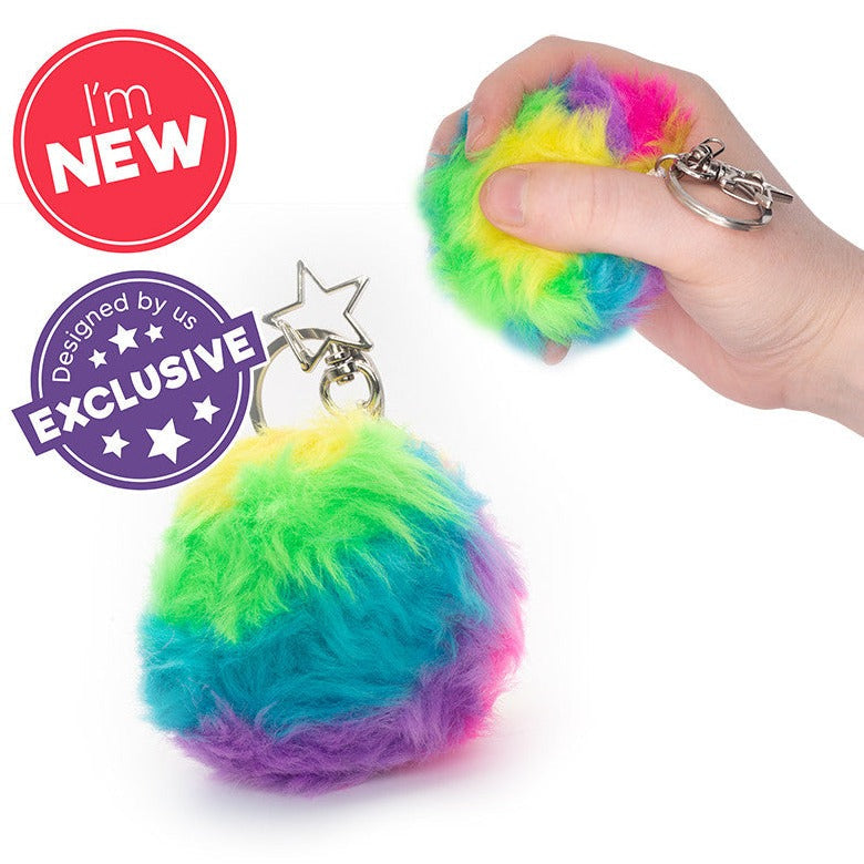 Scrunchems Furry Squish Ball Keychain,Scrunchems Furry Squish Ball Keychain Add a whimsical touch to your stress relief routine with the Scrunchems Furry Squish Ball Keychain. This delightful and furry squish ball offers a unique tactile sensation that promotes relaxation and calmness, making it an enjoyable and engaging way to ease stress. The Scrunchems Furry Squish Ball Keychain comes with a convenient keychain attachment, allowing you to carry your squish ball with you wherever you go. Its compact size 