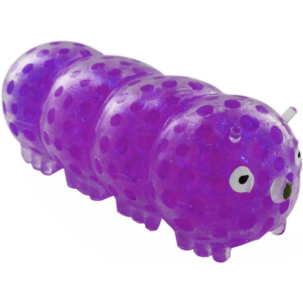 Squishy Bead Caterpillar,Squishy Bead Filled Caterpillar This novelty Squishy Bead Filled Caterpillar is the ultimate stress toy with its eccentric and addictive feel. Perfect for fidgeting hands and easing stress, this toy offers a mesmerizing sensory experience. Key Features: Sensory Delight: Filled with thick, colourful water bead gel balls inside a flexible, elastic skin, this caterpillar is soothing to squeeze and makes a soft swishing sound. Unique Segmented Design: Push the water beads up and down th