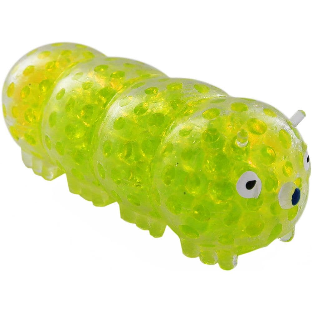 Squishy Bead Caterpillar,Squishy Bead Filled Caterpillar This novelty Squishy Bead Filled Caterpillar is the ultimate stress toy with its eccentric and addictive feel. Perfect for fidgeting hands and easing stress, this toy offers a mesmerizing sensory experience. Key Features: Sensory Delight: Filled with thick, colourful water bead gel balls inside a flexible, elastic skin, this caterpillar is soothing to squeeze and makes a soft swishing sound. Unique Segmented Design: Push the water beads up and down th