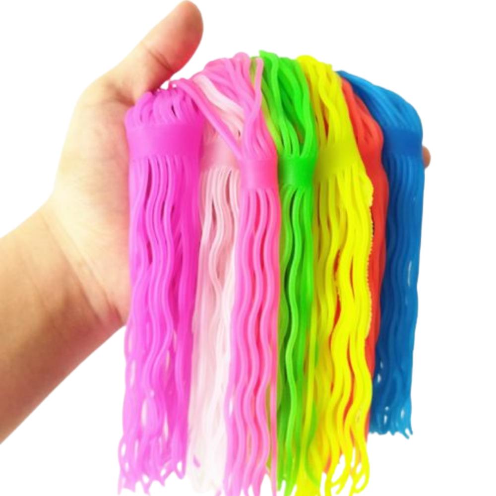 Stretchy Noodle Toy,Introducing Stretchy Noodle Toy: Your New Favourite Fidget Companion! Looking for a way to satisfy your fidgeting fingers? Look no further than our Stretchy Noodle Toy! Almost as irresistible as the real thing, these crimped noodles are here to provide endless hours of squishy, stretchy fun. Let's dive into what makes our Stretchy Noodle Toy a must-have: 1. Squeeze, Stretch, Mash: Whether you prefer squeezing, stretching, or mashing, our Stretchy Noodle Toy can handle it all! With its do