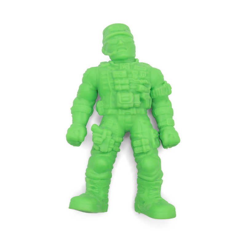 Stretchy Soldier 16Cm,Introducing Stretchy Soldier – The Ultimate Squishy Warrior! Unleash the fun with our Stretchy Soldier – a classic toy with a twist! Here's why you'll love this squishy warrior: 1. Classic Soldier Design: With its classic soldier look, this toy brings a touch of nostalgia to playtime. From its uniform to its determined expression, it's a timeless favourite for kids and kids at heart. 2. Stretchy Features: Pull any part of the soldier's body, and watch as it distorts and stretches into 