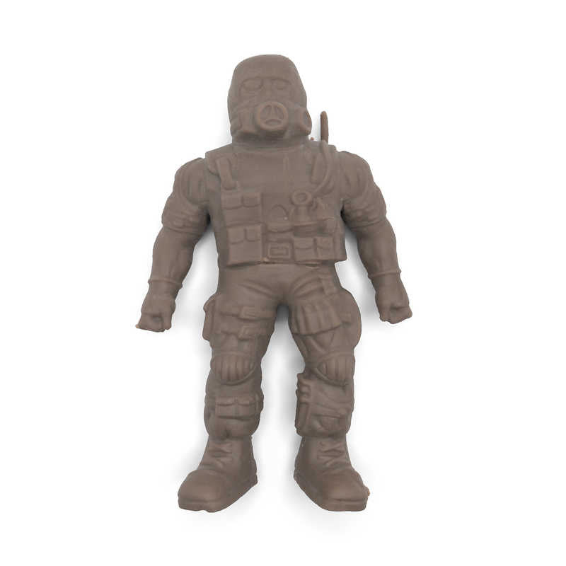 Stretchy Soldier 16Cm,Introducing Stretchy Soldier – The Ultimate Squishy Warrior! Unleash the fun with our Stretchy Soldier – a classic toy with a twist! Here's why you'll love this squishy warrior: 1. Classic Soldier Design: With its classic soldier look, this toy brings a touch of nostalgia to playtime. From its uniform to its determined expression, it's a timeless favourite for kids and kids at heart. 2. Stretchy Features: Pull any part of the soldier's body, and watch as it distorts and stretches into 